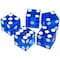 Toy Time 19MM A Grade Serialized Set Of Casino Dice-Blue 632128FXC - alternate 2
